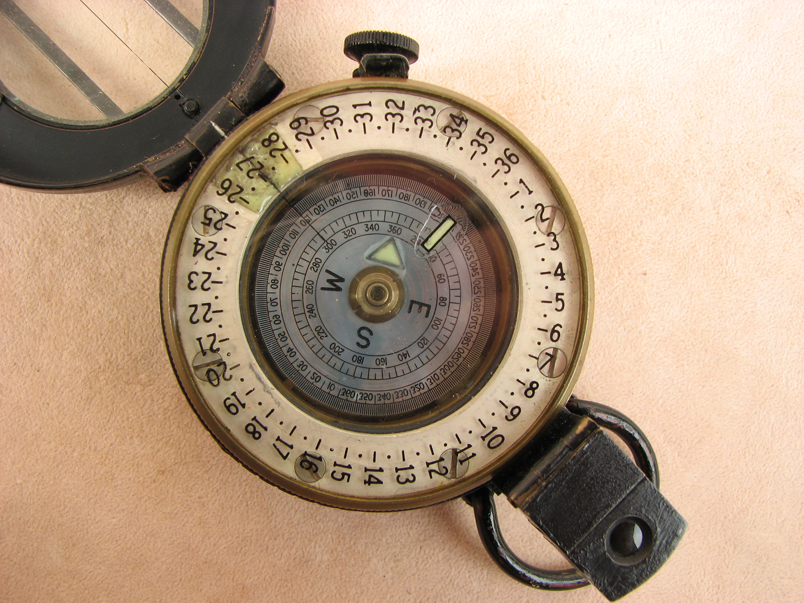 1950's MK 3 military prismatic compass by Henry Browne & Son